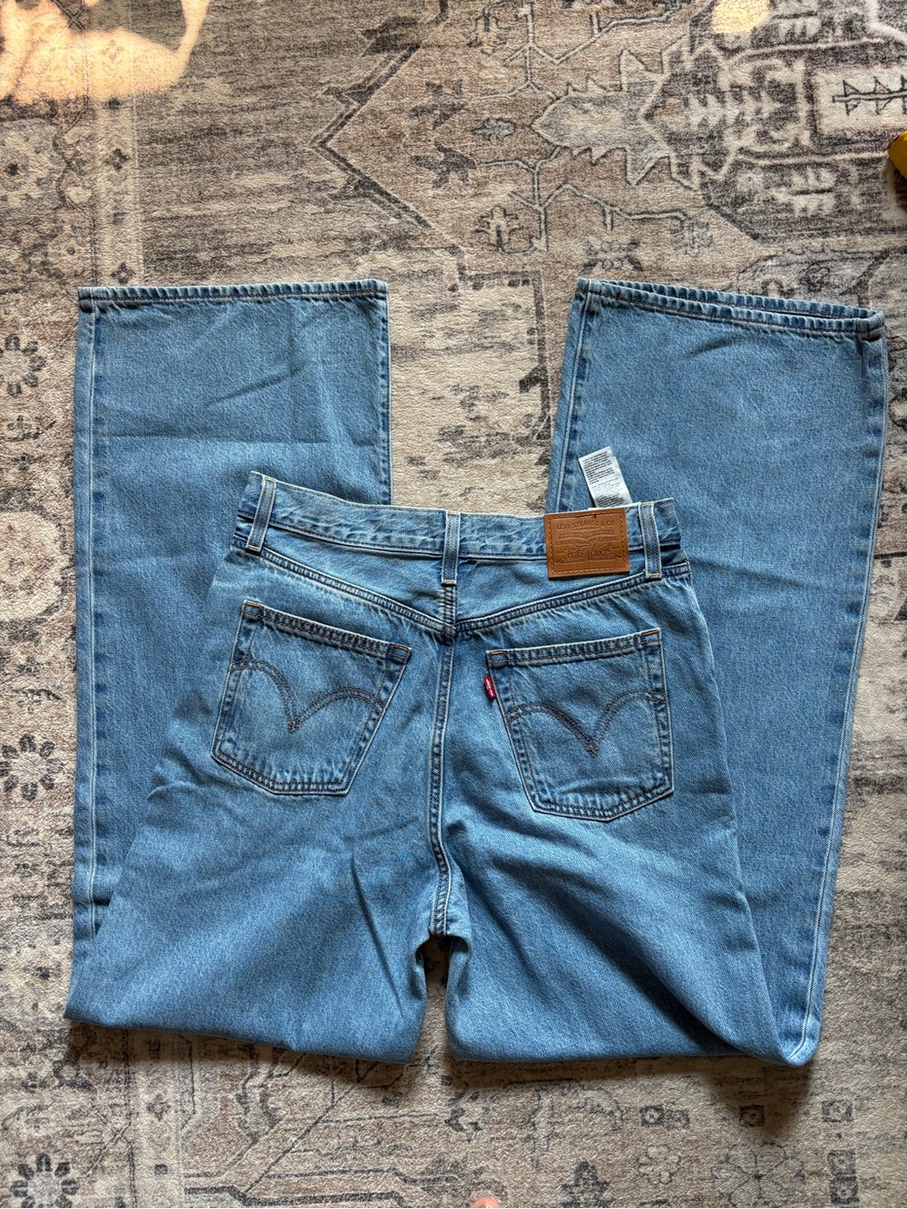 Levi’s ribcage wide leg jeans size 29 x 34 LONG western cowgirl chic - Picture 11 of 12